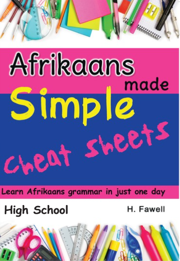 Afrikaans Made Simple Cheat Sheets — Hoërskool omslag